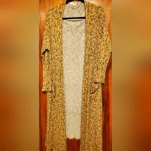 LulaRoe long length cardigan Size: Large